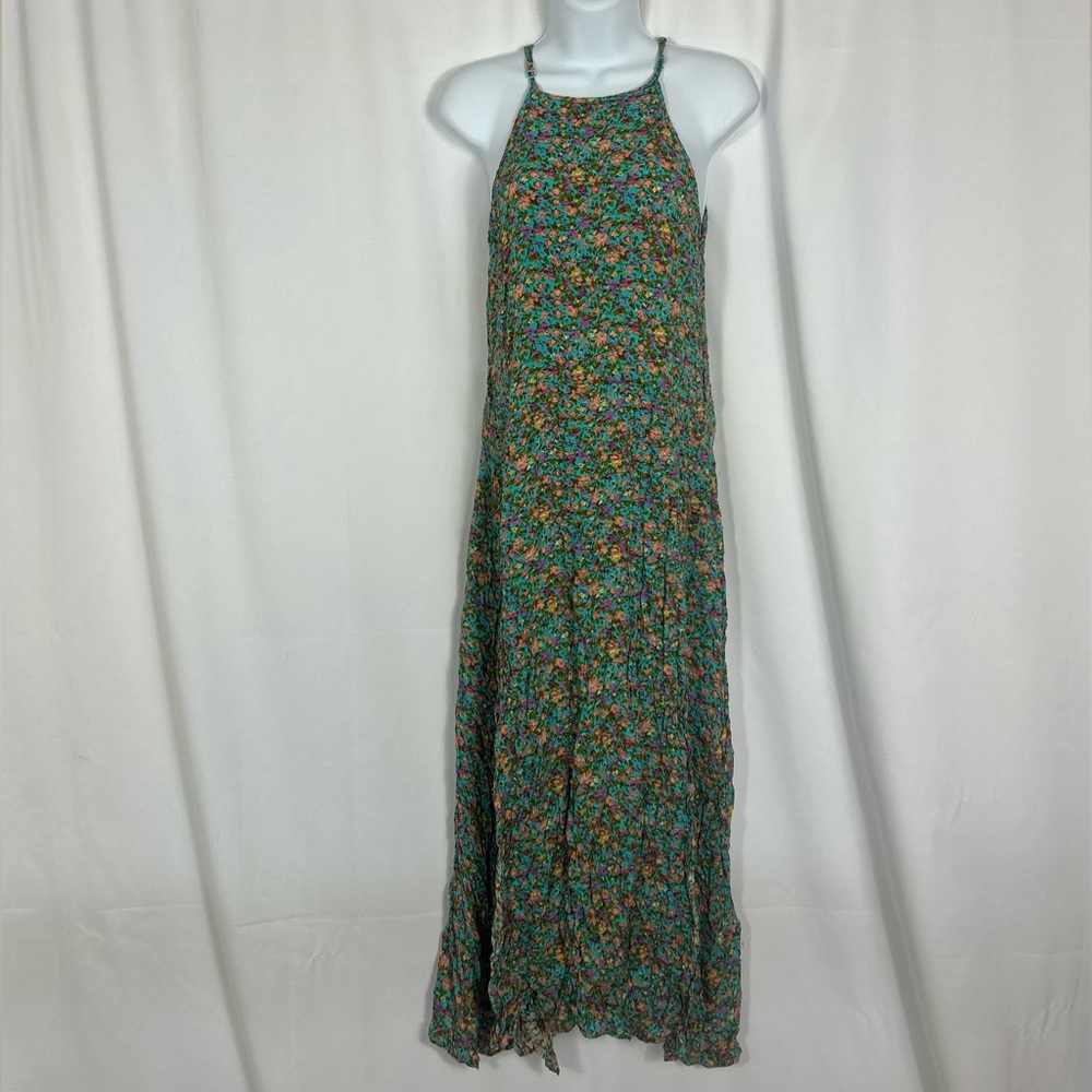 Silk & Salt adjustable spaghetti strap maxi dress S - Picture 1 of 9